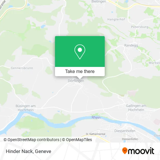 Hinder Nack map