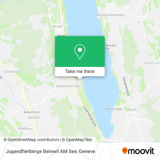 Jugendherberge Beinwil AM See map