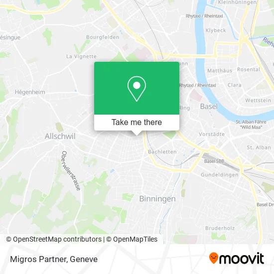 Migros Partner map