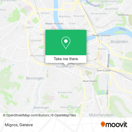 Migros map