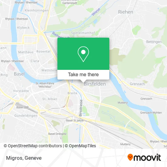 Migros map