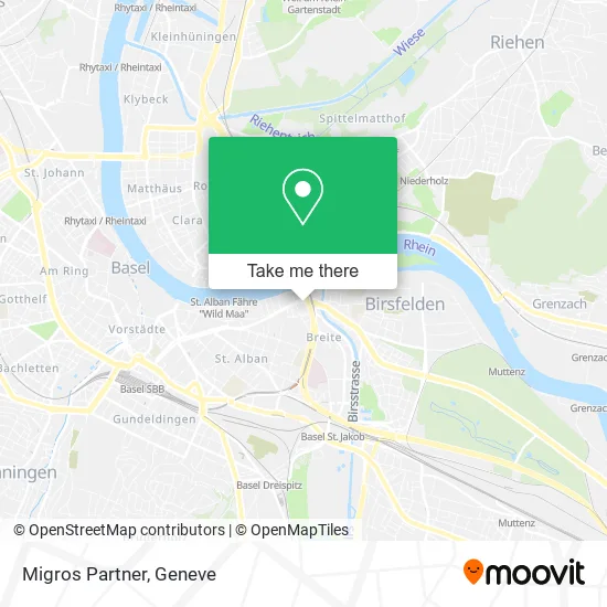 Migros Partner map