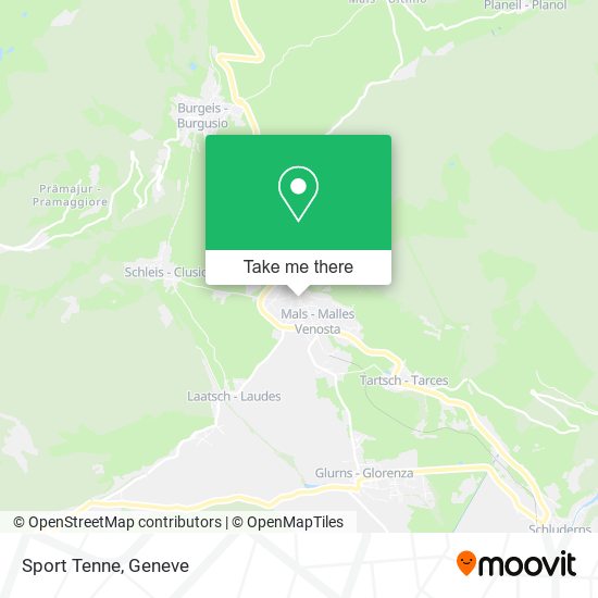 Sport Tenne map