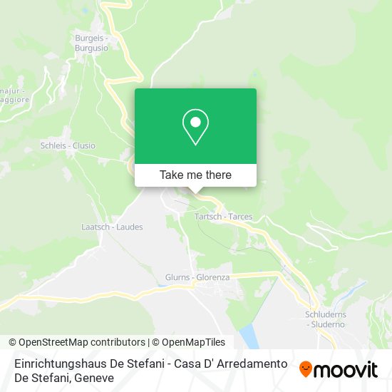 Einrichtungshaus De Stefani - Casa D' Arredamento De Stefani map