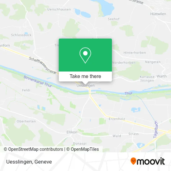 Uesslingen map