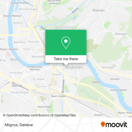 Migros map