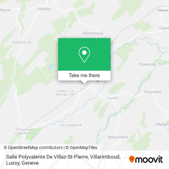 Salle Polyvalente De Villaz-St-Pierre, Villarimboud, Lussy map