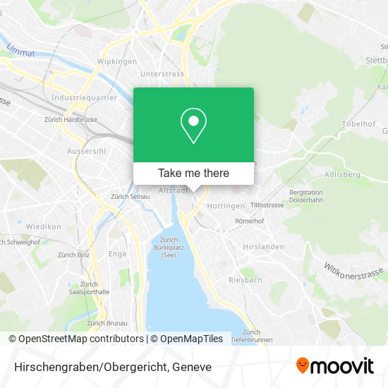 Hirschengraben/Obergericht map