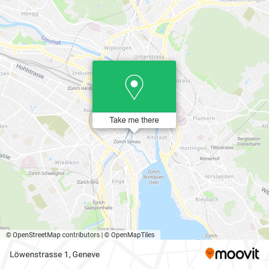 Löwenstrasse 1 map