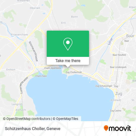 Schützenhaus Choller map
