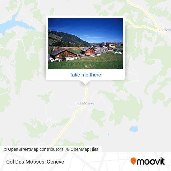 Col Des Mosses map