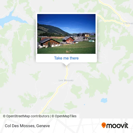 Col Des Mosses map
