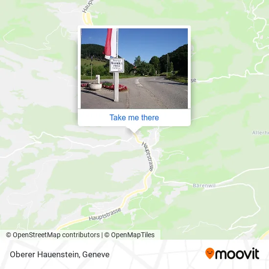 Oberer Hauenstein map