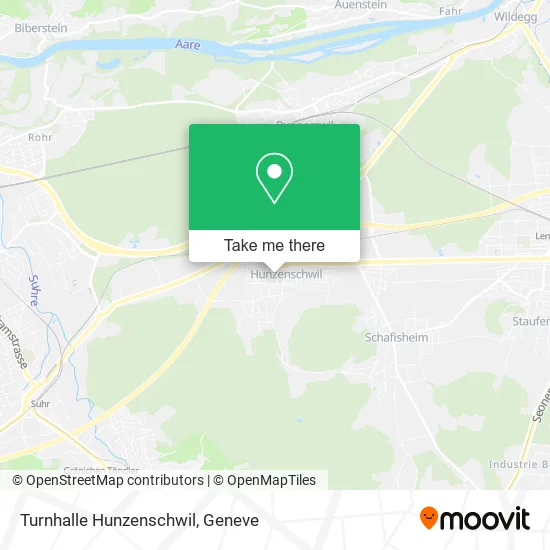 Turnhalle Hunzenschwil map