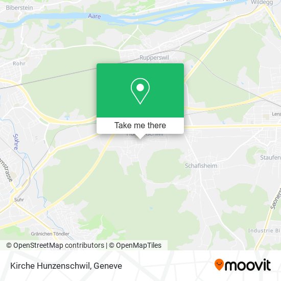 Kirche Hunzenschwil map
