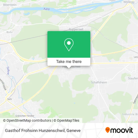 Gasthof Frohsinn Hunzenschwil map