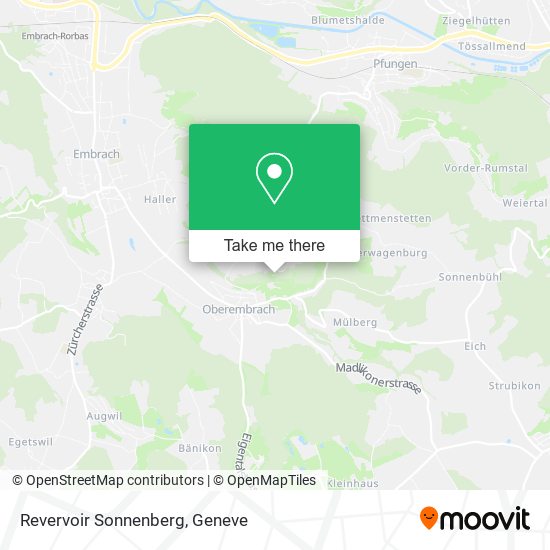 Revervoir Sonnenberg map