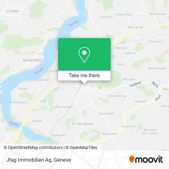 Jfag Immobilien Ag map