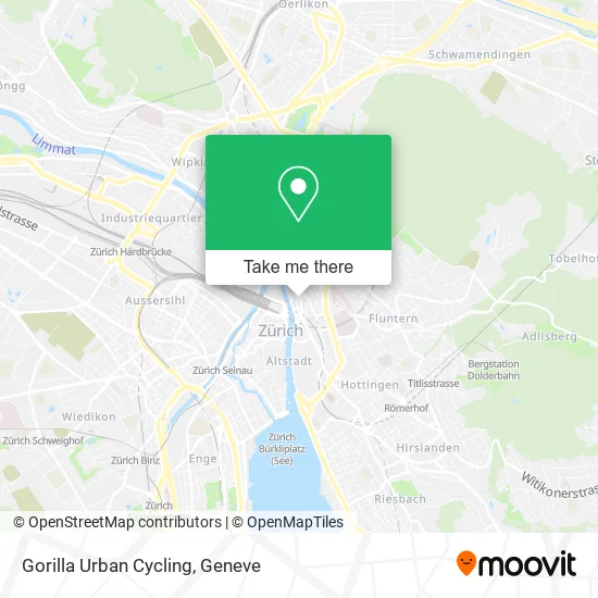 Gorilla Urban Cycling map
