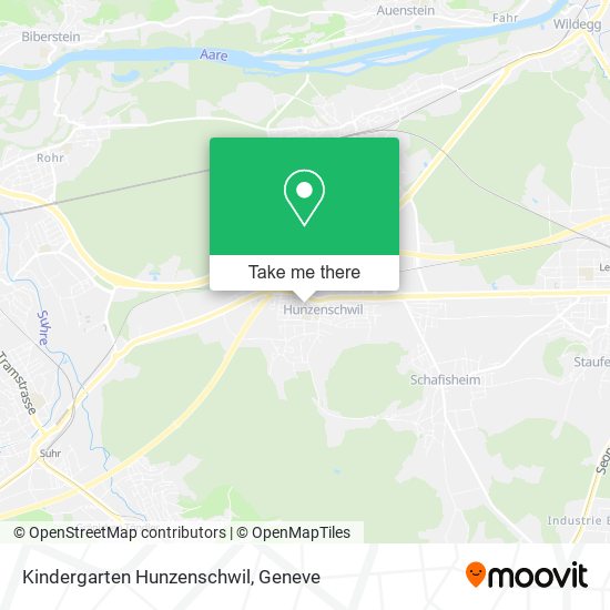 Kindergarten Hunzenschwil map