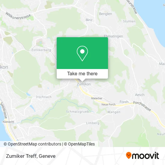 Zumiker Treff map