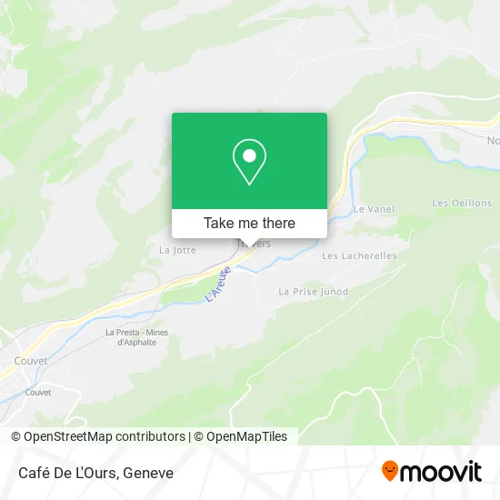 Café De L'Ours map