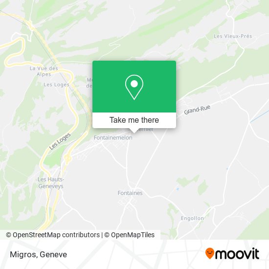 Migros map