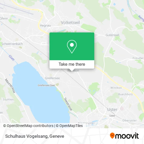 Schulhaus Vogelsang map