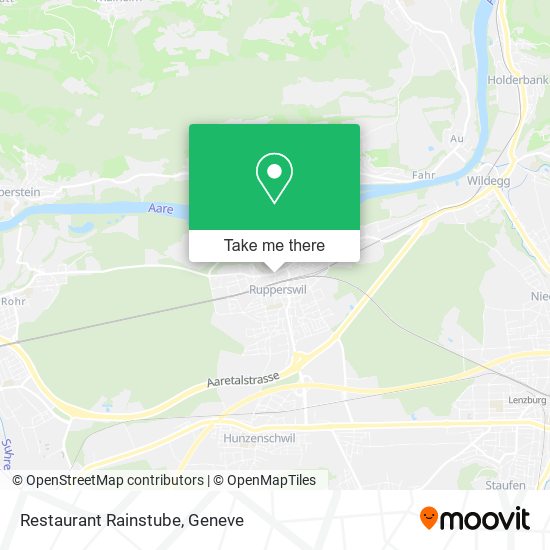 Restaurant Rainstube map