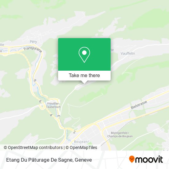 Etang Du Pâturage De Sagne map