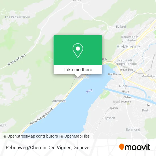 Rebenweg/Chemin Des Vignes map