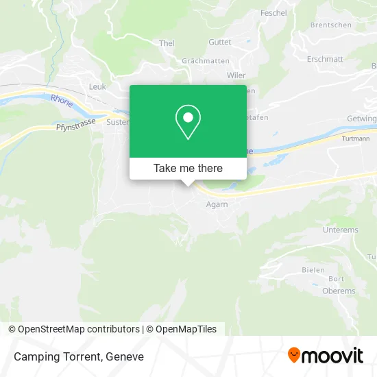 Camping Torrent map