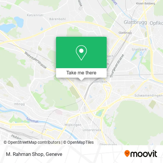 M. Rahman Shop map