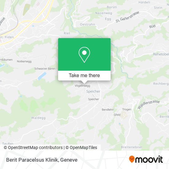 Berit Paracelsus Klinik map