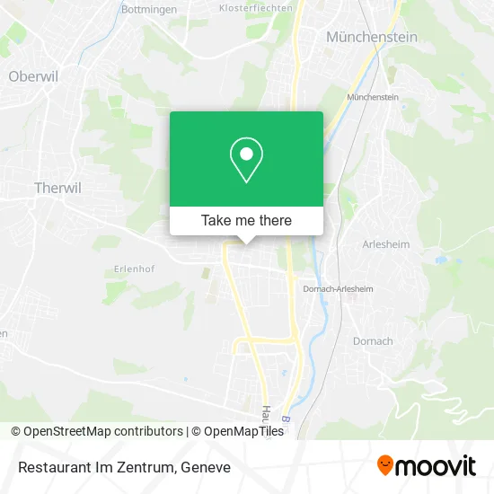 Restaurant Im Zentrum map