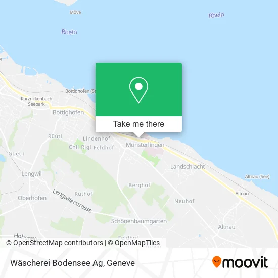 Wäscherei Bodensee Ag map