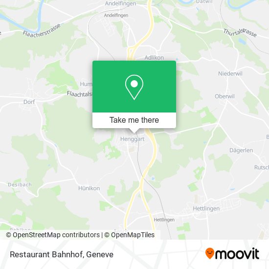 Restaurant Bahnhof map