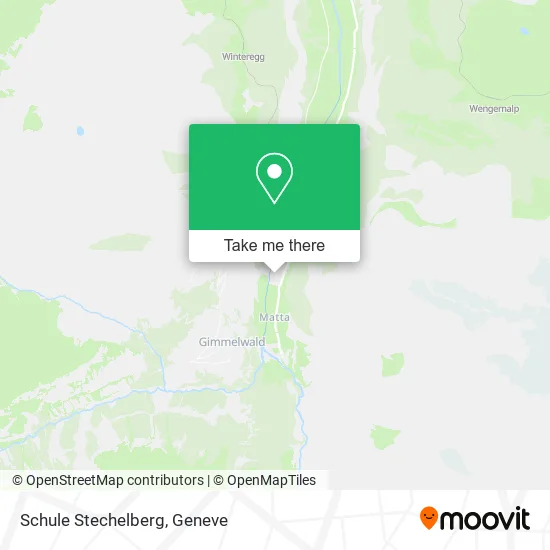 Schule Stechelberg map