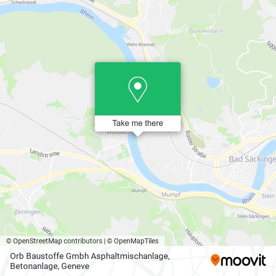 Orb Baustoffe Gmbh Asphaltmischanlage, Betonanlage map