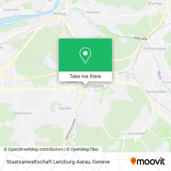 Staatsanwaltschaft Lenzburg-Aarau map