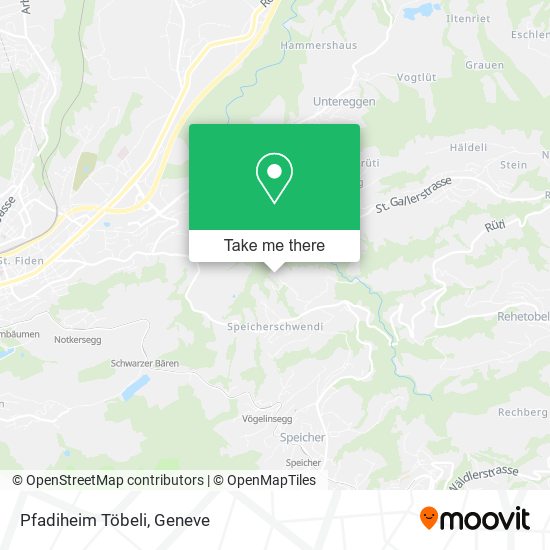Pfadiheim Töbeli map