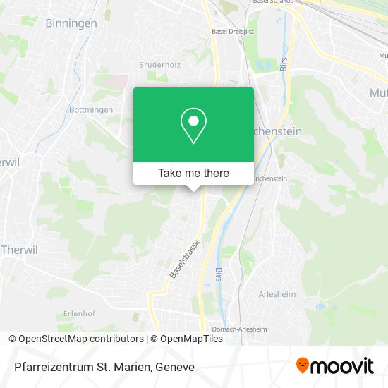 Pfarreizentrum St. Marien map