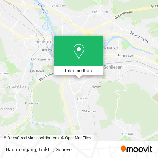 Haupteingang, Trakt D map