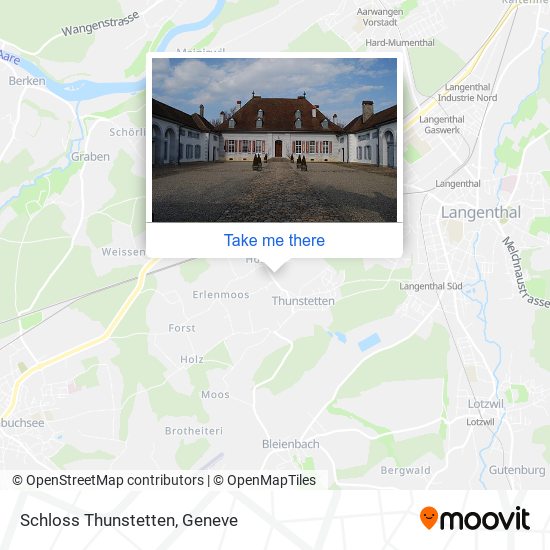 Schloss Thunstetten map