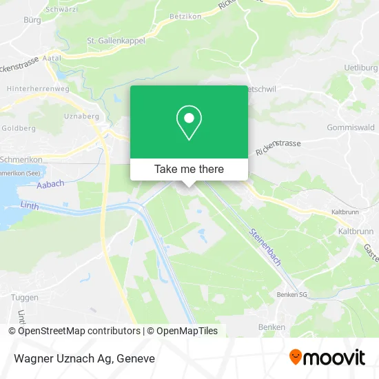 Wagner Uznach Ag map