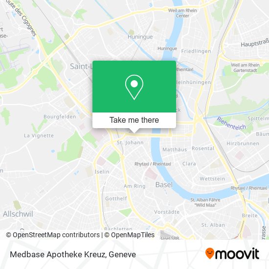Medbase Apotheke Kreuz map