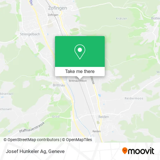 Josef Hunkeler Ag map