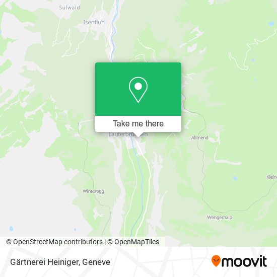 Gärtnerei Heiniger map