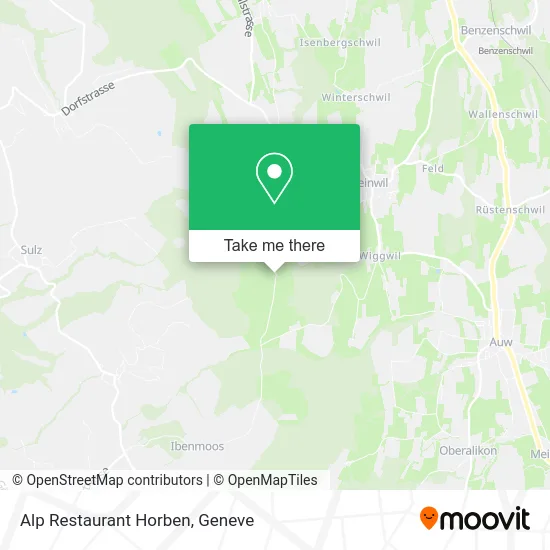 Alp Restaurant Horben map