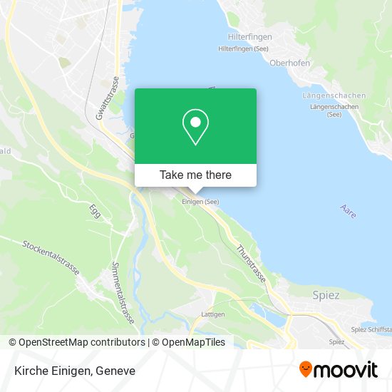 Kirche Einigen map